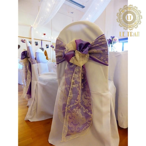 Nơ áo ghế tiệc cưới