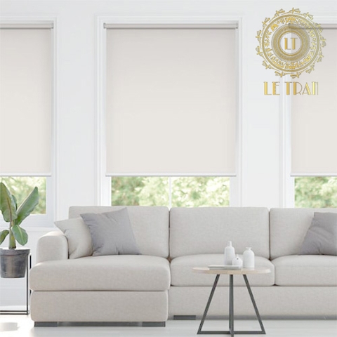 Rèm Cuốn trơn hai màu