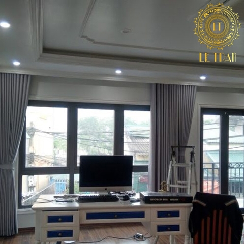 Rèm Gấm trơn loại 3