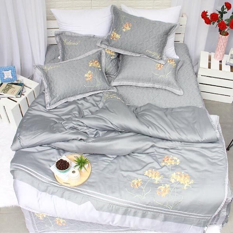 Bộ Chăn Drap Gối Edena Tencel 736