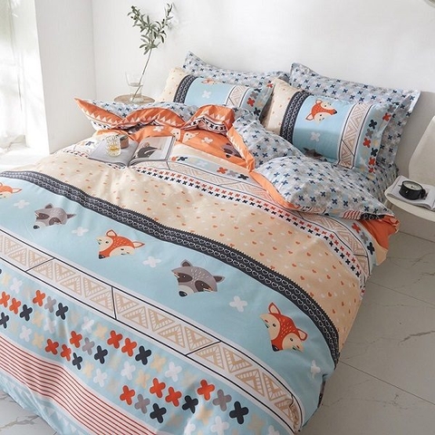 Bộ chăn ga gối Cotton poly