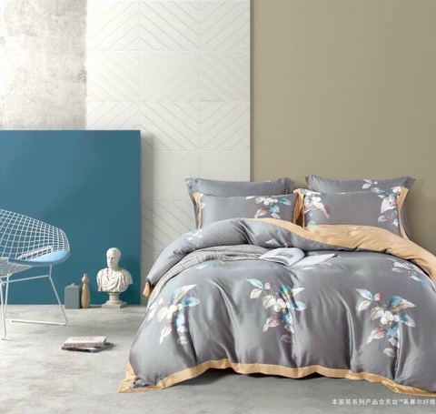 Bộ chăn ga gối đệm Hàn Quốc Tencel loại 3