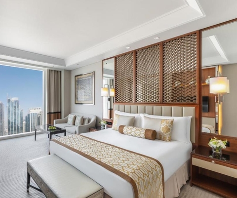 Set giường đôi chăn - ga - gối khách sạn