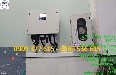 Lê Gia Phát thi công dự án điện mặt trời cho nhà dân - nhà anh Toàn - Gò Vấp TP HCM