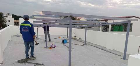 Lê Gia Phát thi công điện mặt trời nhà dân tại Cam Ranh, Khánh Hòa