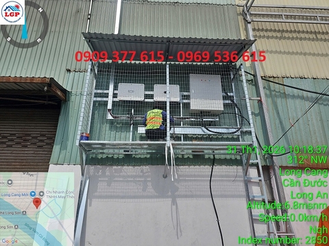 Lê Gia Phát thi công hệ thống điện mặt trời áp mái cho nhà xưởng tại Long An