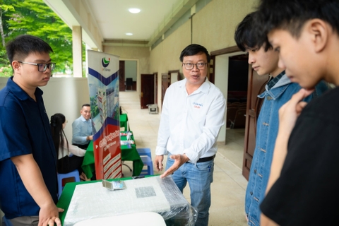 Gian hàng tuyển dụng của Công ty Lê Gia Phát tại Ngày hội Kết nối Doanh nghiệp và Tuyển dụng 2026
