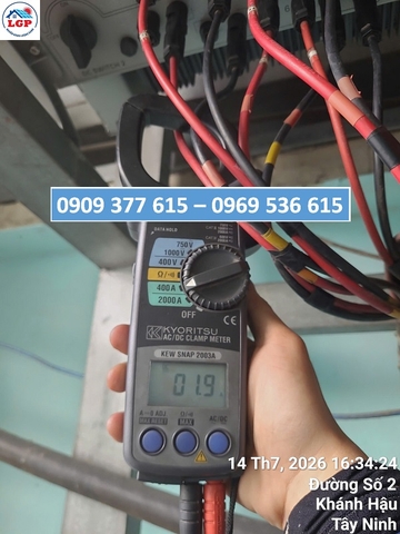 LÊ GIA PHÁT BẢO TRÌ HỆ THỐNG ĐIỆN MẶT TRỜI 1MWP TẠI LONG AN 