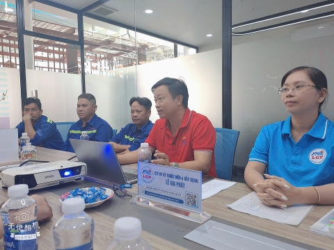 Công ty Lê Gia Phát đã tổ chức họp toàn thể cán bộ – nhân viên nhằm triển khai các dự án mới sắp thi công