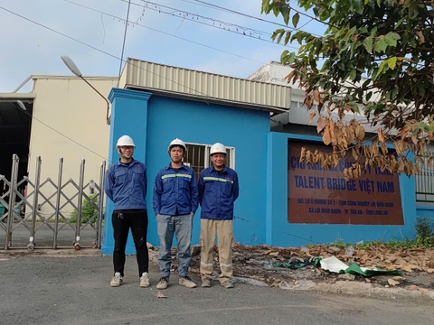 Lê Gia Phát bảo trì cho hệ thống điên mặt trời 1 Mwp tại Công Ty TNHH Talent Bridge Việt Nam ở địa chỉ: Lợi Bình Nhơn, Long An cũ (Tây Ninh)