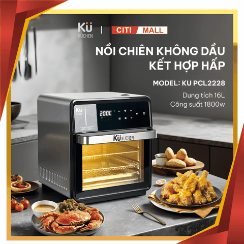 Kuchen PCL 2228 - Nồi Chiên Không Dầu Kết Hợp Hấp 2026