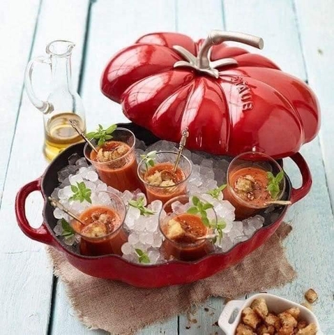 Nồi gang đúc Staub cà chua (25cm, 2,9 lít)