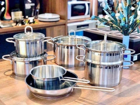 Bộ nồi Silit Diamant 7 món, siêu đẹp, siêu xịn