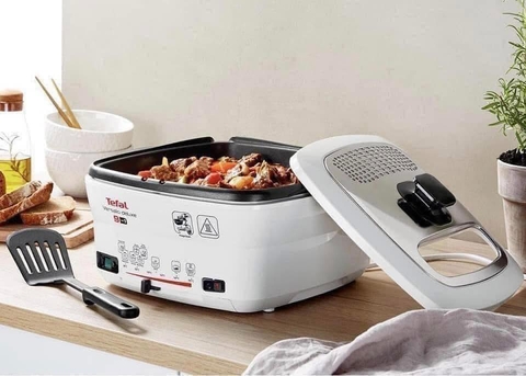NỒI LẨU, CHIÊN DẦU ĐA NĂNG TEFAL FR4950 - 9 CHỨC NĂNG TRONG 1 SẢN PHẨM