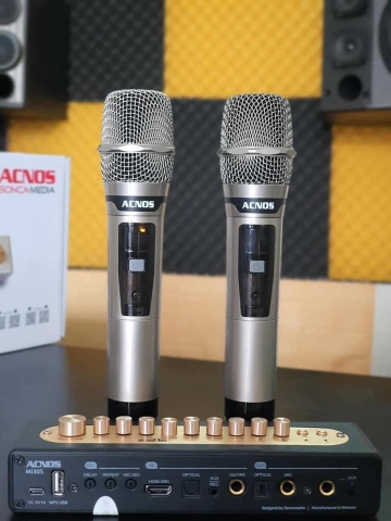 Micro kèm vang số ACNOS mi30s