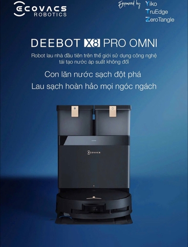 Robot hút bụi Deebot X8 pro omni