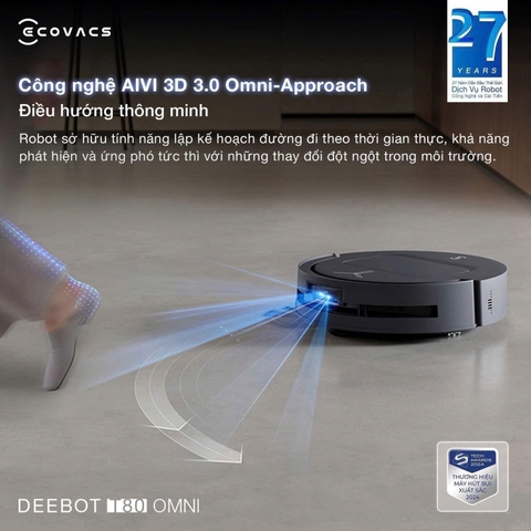ROBOT HÚT BỤI DEEBOT T80 OMNI