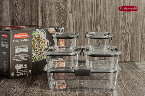 SET HỘP ĐỰNG THỰC PHẨM RUBBERMAID BRILLIANCE