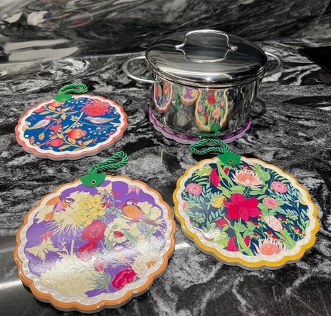 SET 4 LÓT GỐM CÁCH NHIỆT MAGRACE