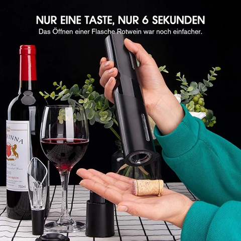 DỤNG CỤ MỞ RƯỢU BẰNG PIN ELECTRIC WINE SET