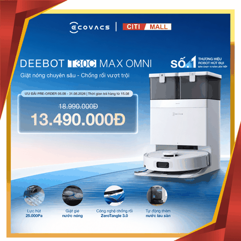 Ecovacs Deebot T30C Max Omni - Robot hút bụi 2026