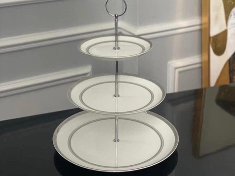 Kệ bánh hoàng gia viền bạc Imperial thiết kế đậm nét châu Âu