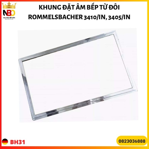 Khung đặt âm bếp từ đôi Rommelsbacher 3410/IN và bếp từ đôi WMF