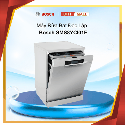 Bosch SMS8YCI01E - Máy Rửa Chén Bát Độc Lập 2026