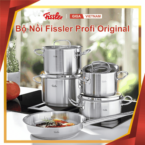 Bộ Nồi 5 Món Fissler Original Profi Collection - Siêu Sale 2026