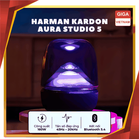 Harman Kardon Aura Studio 5 - Loa Bluetooth Cao Cấp 2026