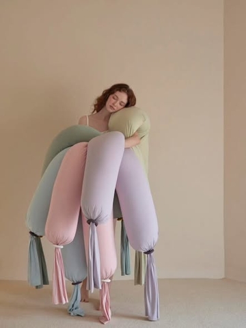 Gối Ôm BOBO (còn tím, xanh matcha)