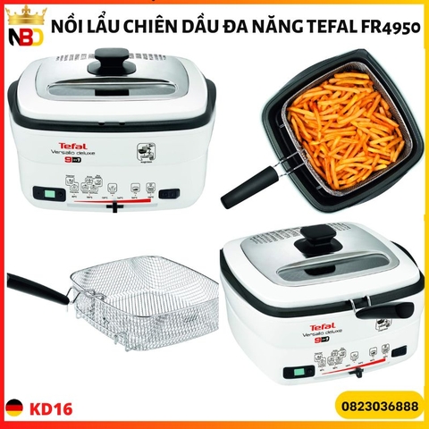 Nồi lẩu chiên dầu đa năng Tefal FR4950