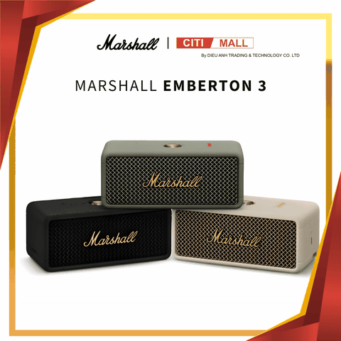 Marshall Emberton 3 - Siêu Phẩm Loa Thông Minh 2026