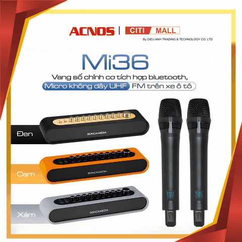 Vang số chỉnh cơ Acnos Mi36 - Siêu Phẩm 2026