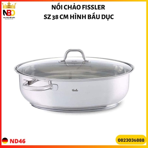 Nồi chảo fissler sz 38 cm hình bầu dục