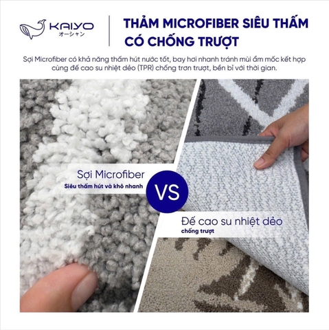 Thảm Kaiyo 50 x 70cm (1 cái)