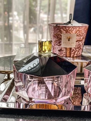 Combo khay và thố pha lê cao cấp