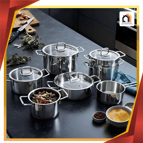 Bộ Nồi 7 Món Steiger Diamond - Siêu Sale 2026