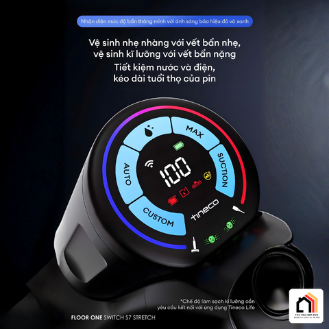 Máy hút bụi lau nhà Tineco Floor One Switch S7 Stretch 07