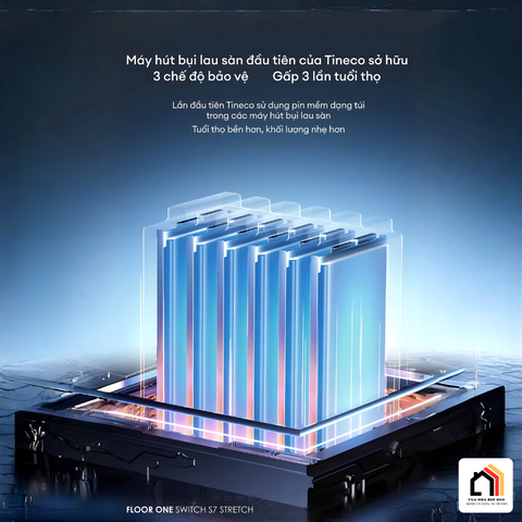 Máy hút bụi lau nhà Tineco Floor One Switch S7 Stretch 09