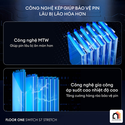 Máy hút bụi lau nhà Tineco Floor One Switch S7 Stretch 10