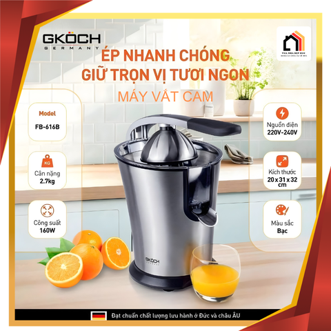 MÁY VẮT CAM GKÖCH GERMANY