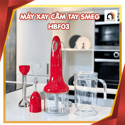 MÁY XAY CẦM TAY SMEG HBF03 (màu đỏ)