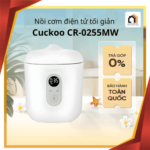 Cuckoo CR-0255MW - Nồi Cơm Điện Mini Cuckoo 2026