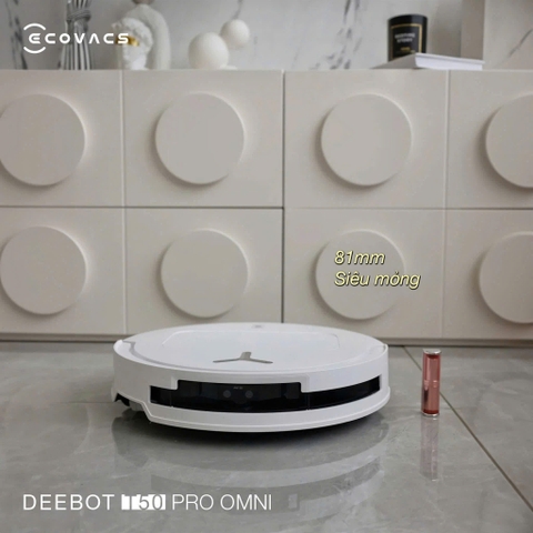 ROBOT HÚT BỤI LAU SÀN ECOVACS Deebot T50 Pro Omni 2025