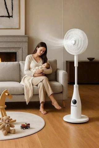 QUẠT CÂY PHUN SƯƠNG TẠO ẨM CAO CẤP DE MULLER