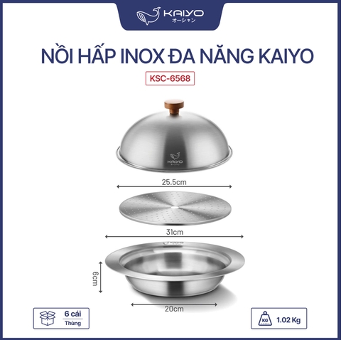 NỒI HẤP INOX ĐA NĂNG KAIYO