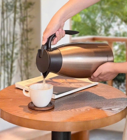 PHÍCH GIỮ NHIỆT 2 LỚP INOX KAIYO 2L