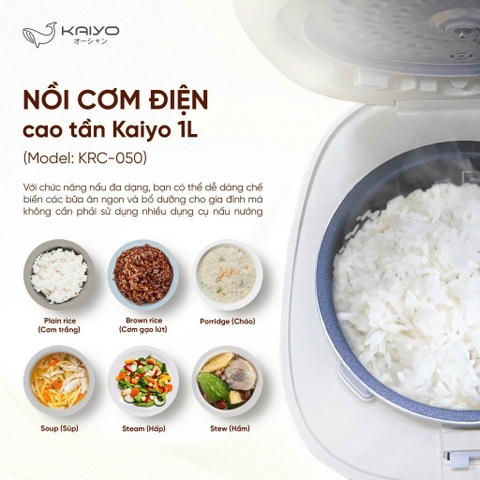 Nồi cơm cao tần Kaiyo 1L
