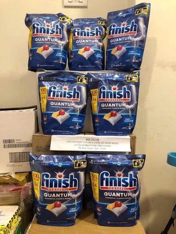 Viên rửa bát Finish Quantum 64 viên